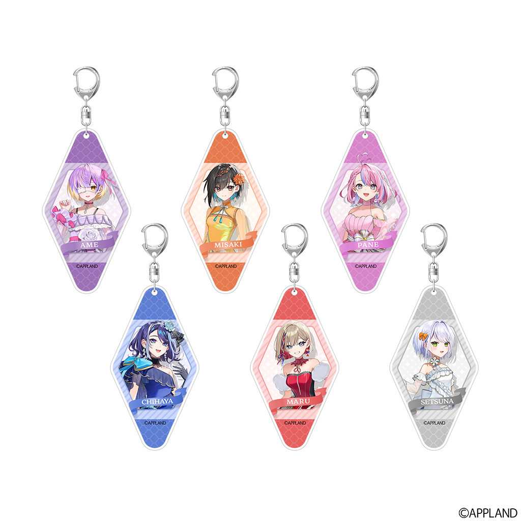 グッズ販売】アップランド所属「ぶいぱい」1期生の『2周年記念グッズ